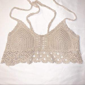 Crochet halter top
